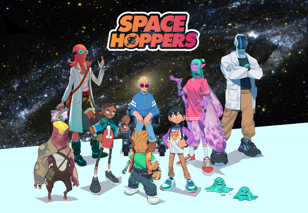 Space Hoppers Scifi Universe by Zachary Mortensen